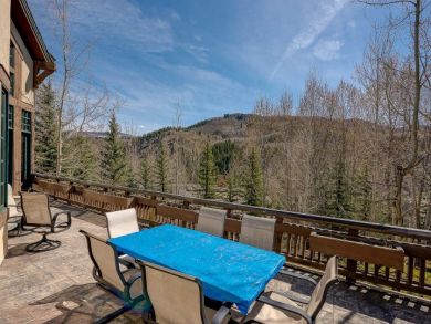 Patio with table chairs